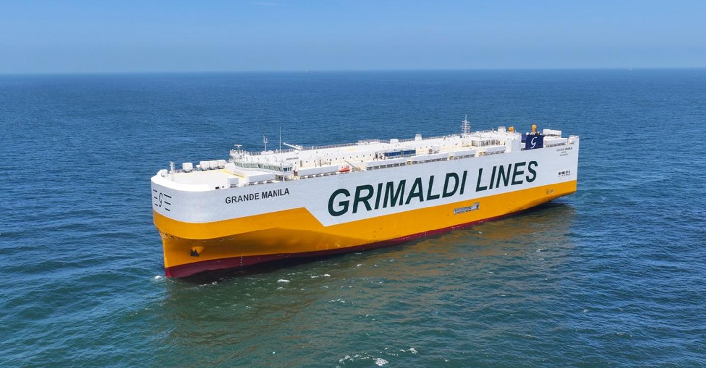 Grimaldi battezza la Grande Manila, nuova nave green